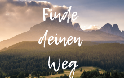 Finde deinen Weg 400x250 - Blog
